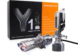 Y1 for focus focos Y7D Y7 Y8 Y9 9005 H11 Y10 H7 led proyector h4 CSP 3570 bi led laser headlight motorcycle led lights
