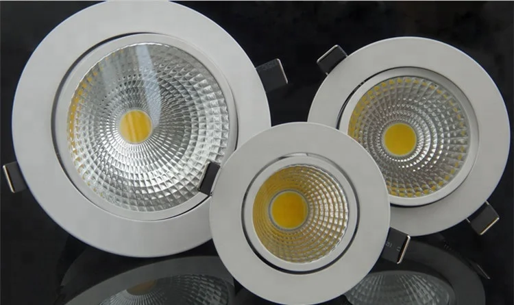 
3W 5w 7w 10w warm white pure white led cob recessed module downlight mounted spot adjustable dimmable driverless downlight 