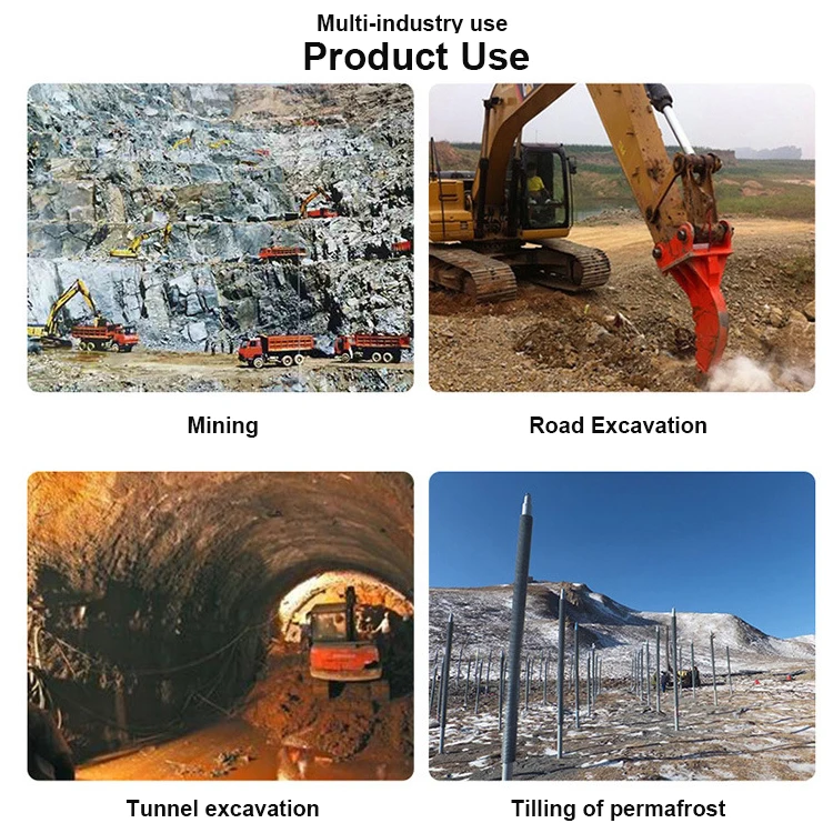 Gainjoys Excavator Teeth Point Ripper Bulldozer Ripper Vibro Ripper For Excavator