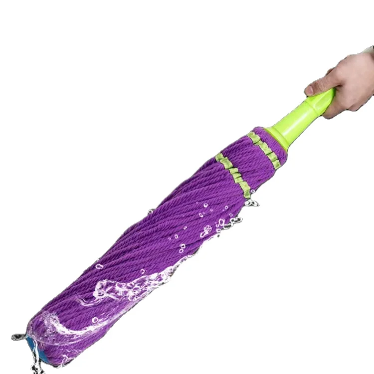 Mops View larger Wash Household Floor Cleaning Industrial Cotton Floor Cleaning Magic Mop 360