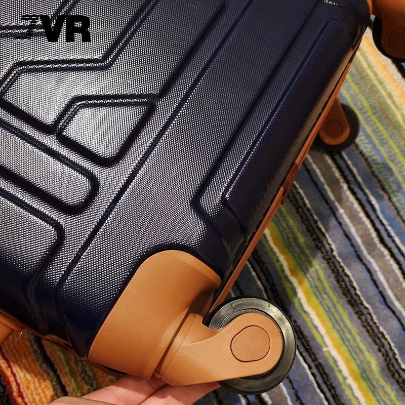 JVR 2020 Hard Wearing Plastic Cover Luggages Trolley Travelluggage Suitcase Abs Pc