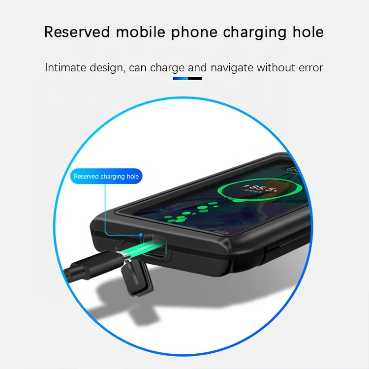 Оптовая продажа, пользовательский водонепроницаемый держатель для мобильного телефона из АБС-пластика с поворотом на 360 градусов для езды на велосипеде и мотоцикле, держатель для мобильного телефона