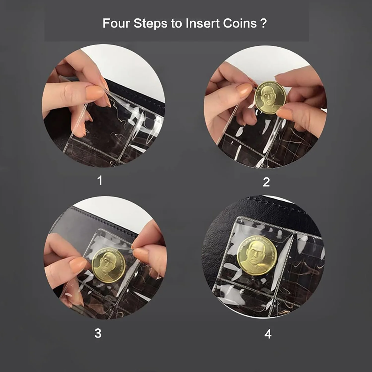 Banknote Currency Collecting Album Paper Money Collection Storage Book Binder for Bill Note Stamp Collector Display