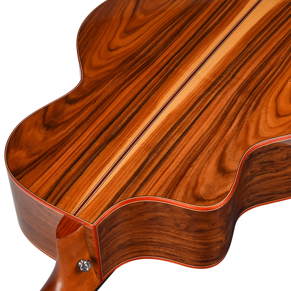 Maple fingerboard inlay solid spruce top  acoustic guitar cutway