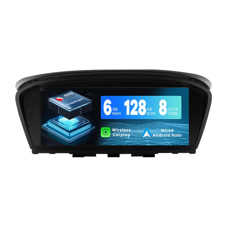 Ismall 8.8inch Touch Screen Snapdragon 665 Car Multimedia For BMW 3 Series E90 5 Series E60 2006-2012 CCC CIC Android Player