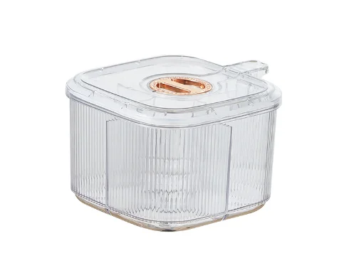 Acrylic sturdy seasoning box seasoning jar combination multiple grid salt monosodium glutamate pepper storage seasoning bottle