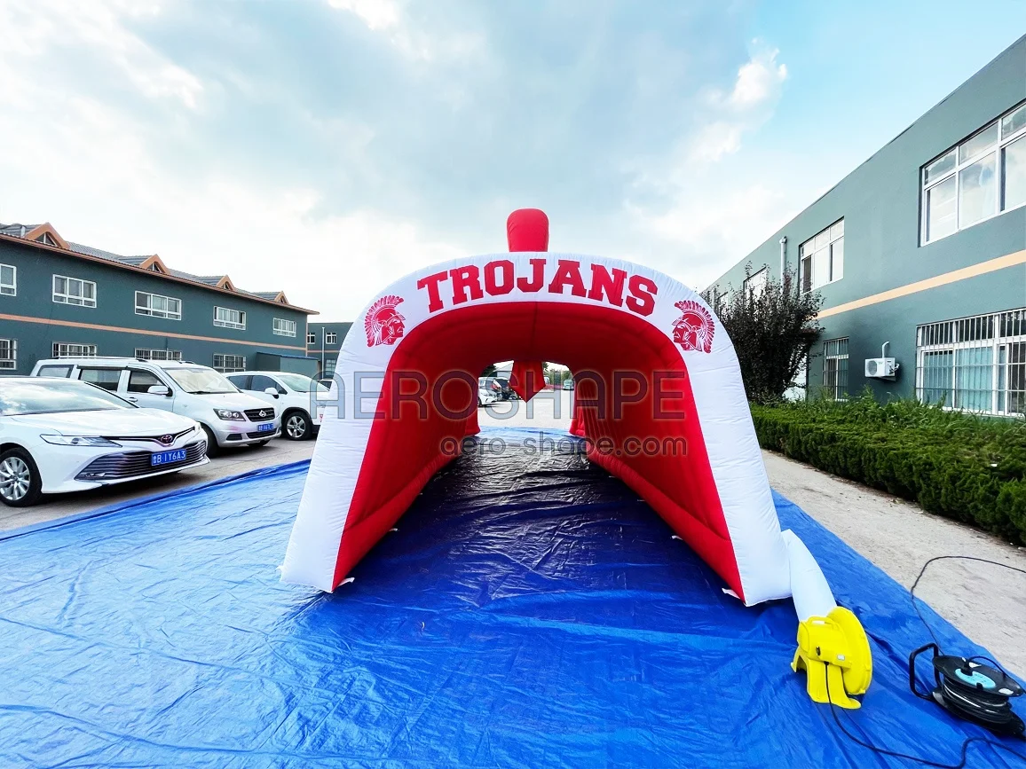 Aero Factory price Customized giant inflatable sports tunnel Football Tunnel With Logo Inflatable Entrance Tunnel