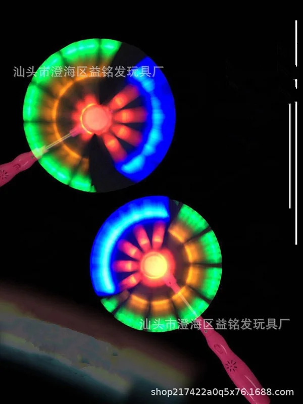 Festival flashing led light toys Flashing Led magic windmill Light Up flashing Windmill toys