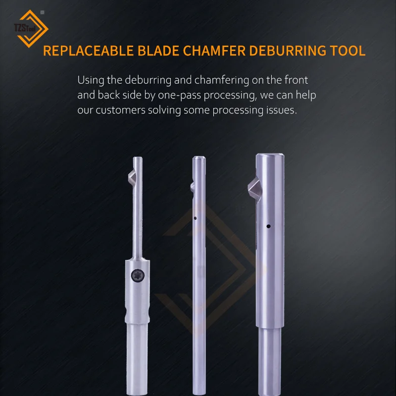 
3-25mm Replaceable Blade High-Speed Steel Inner hole aluminum chamfer mill cutter deburring tool 