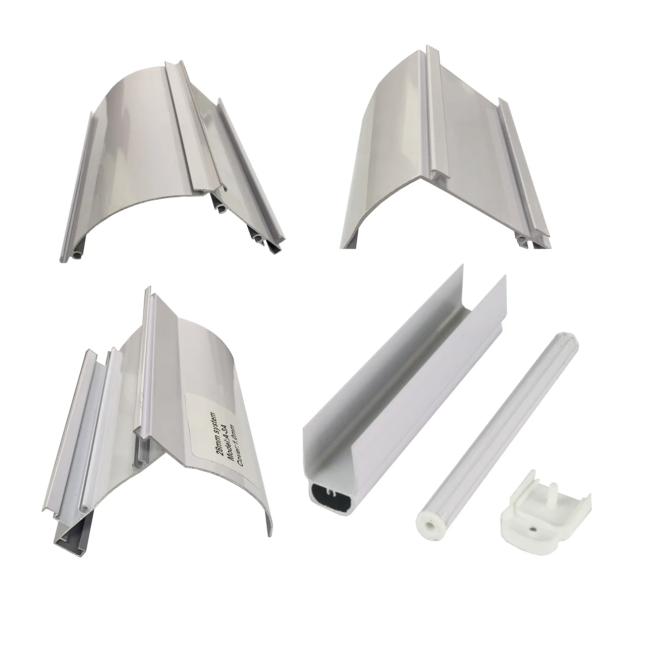 Аксессуары для роликовых штор/Запчасти для жалюзи/алюминиевая кассета для жалюзи зебры