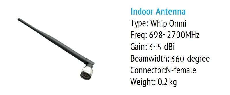 HWATEL GSM DCS WCDMA 2g 3g 4g 900 1800 2100 cellular amplifier full kit 4g booster with dual indoor antenna for 5000 sqf house