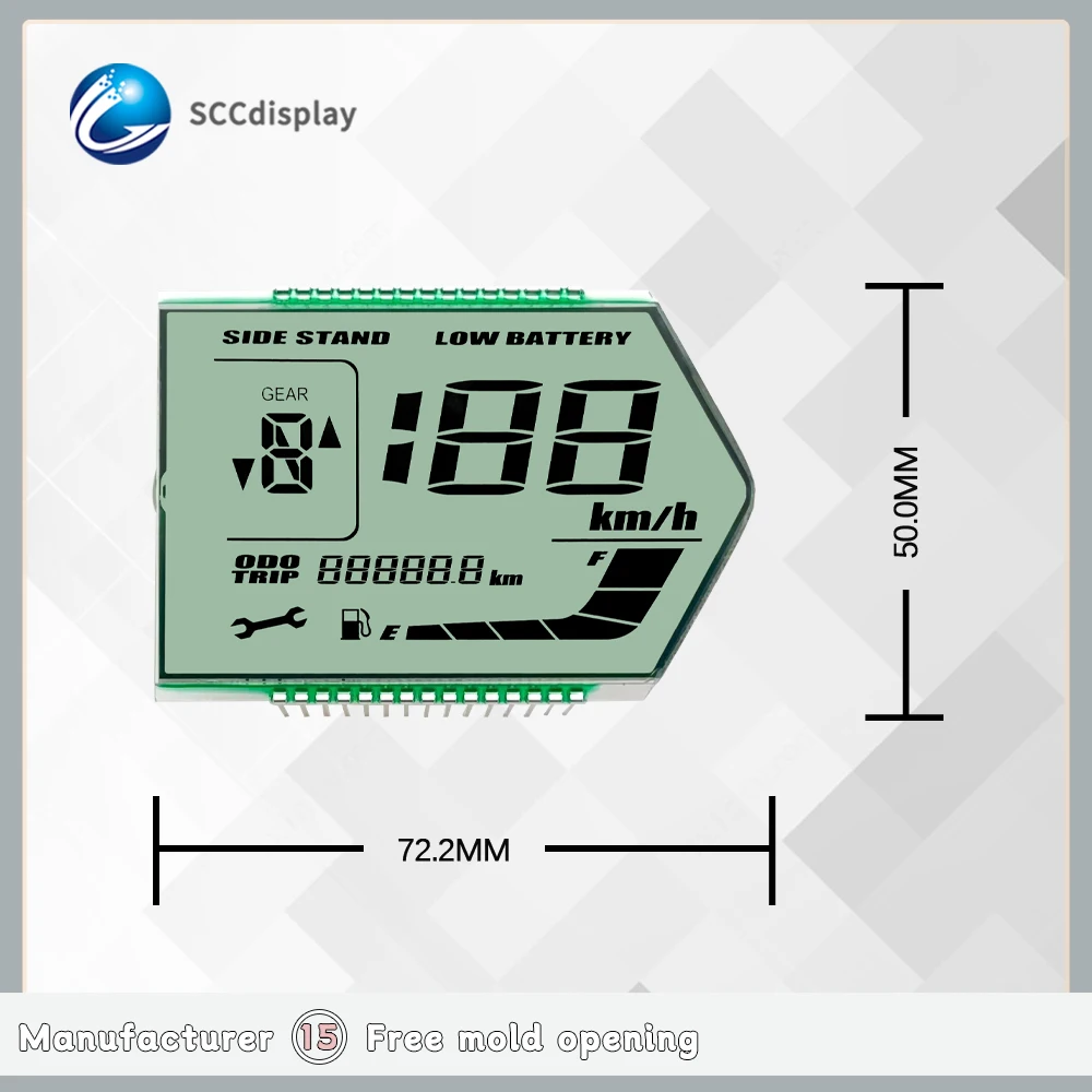 custom segment lcd display Cheap  HTN segment displays screen special-shaped htn  lcd 7 monochrome segment lcd display module