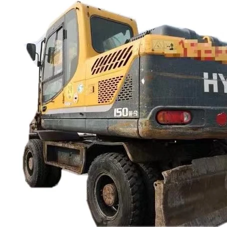 Б/у Hyunda-я R150W-9 колесный экскаватор с хорошем состоянии и хорошая цена лучшее для