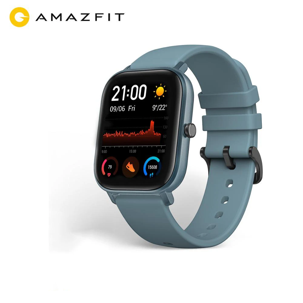
 Смарт-часы Amazfit GTS водонепроницаемые (5 атм), 14 дней без подзарядки  