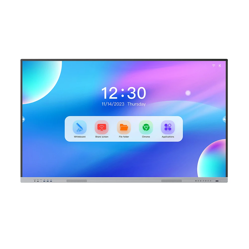 Iotouch Android 12 0 75 дюймов интерактивный сенсорный дисплей 4K UHD смарт-экран бесплатные белые доски программное обеспечение с Type-C