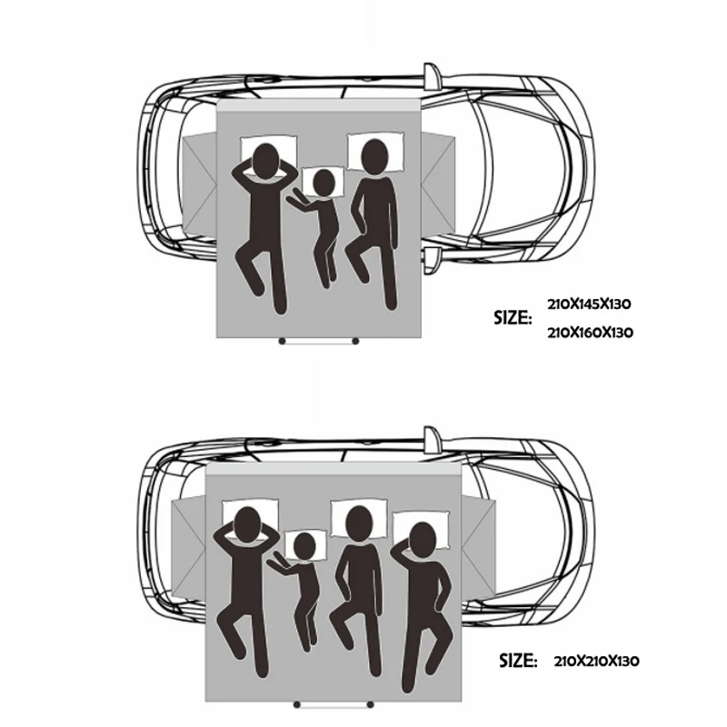 Hot Selling Wholesale Outdoor Tent High Quality Aluminum Triangle Outdoor Car Roof Tent Hard Shell Automatic Camping Tent