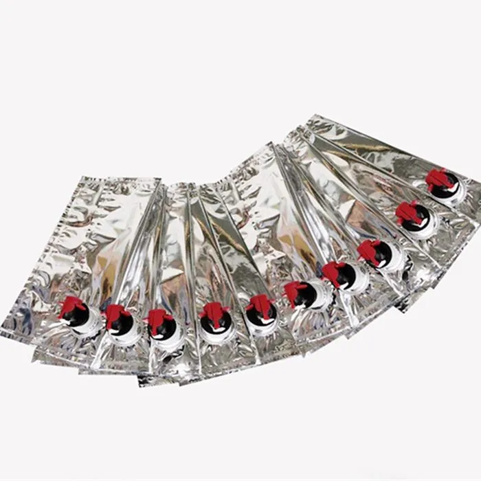 Liquid bag in box Aseptic bag  1L/2L/3L/4L/5L dispenser bag in box Juice Beverage Water Oil Milk coffee