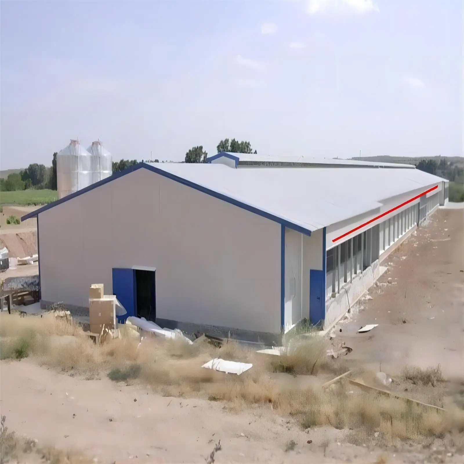 High Quality Light Steel Poultry Chicken House Industrial Design Style from China