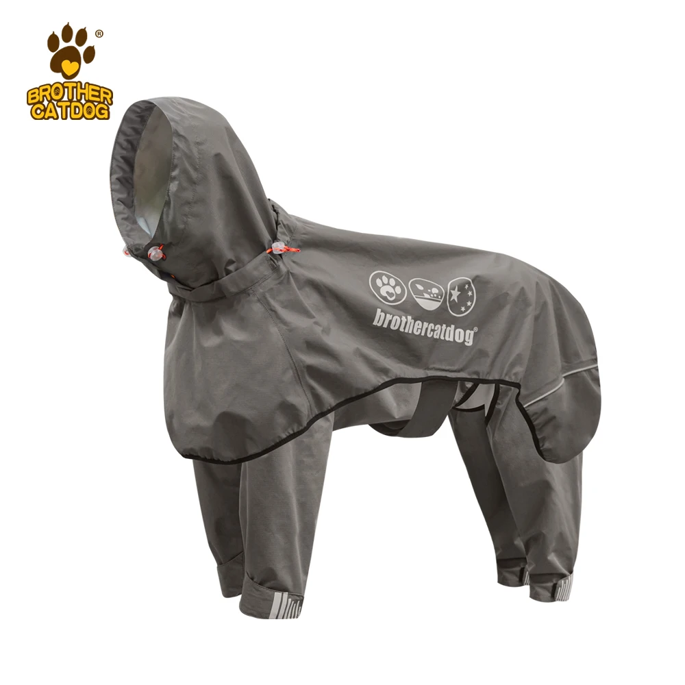 Hoodies dog raincoat and pants set Wholesale legs and body reflective all-inclusive pet raincoat