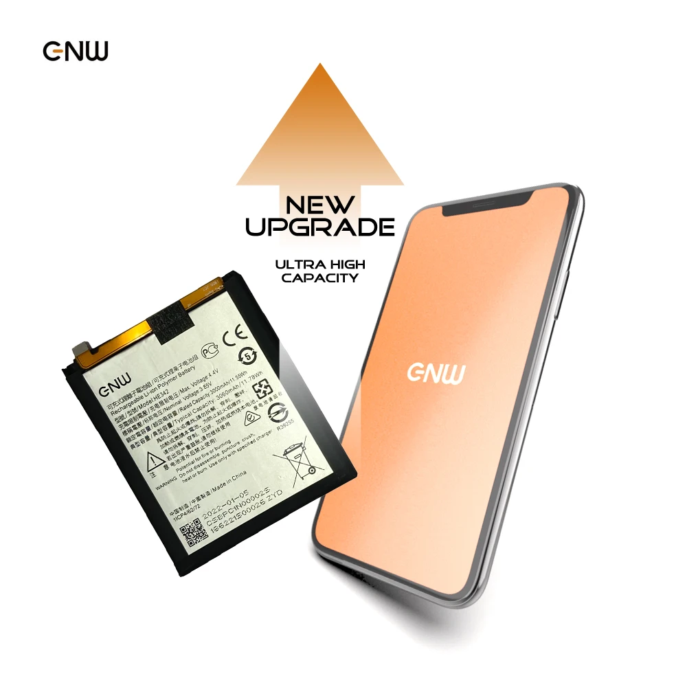 100% New Factory High Capacity Cell Phone Battery For NOkIA 5.1Plus/Nokia 6.1Plus/X5/X6 Replacement Batterises