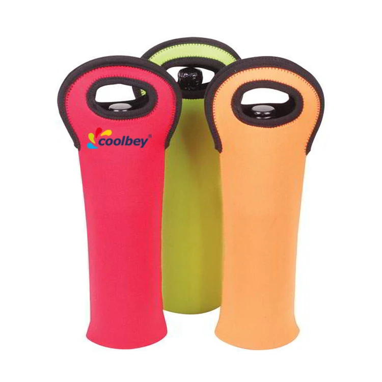 Portable Neoprene Wine Tote Holders Wine Bag Carriers Wine Bottle Holder Cooler