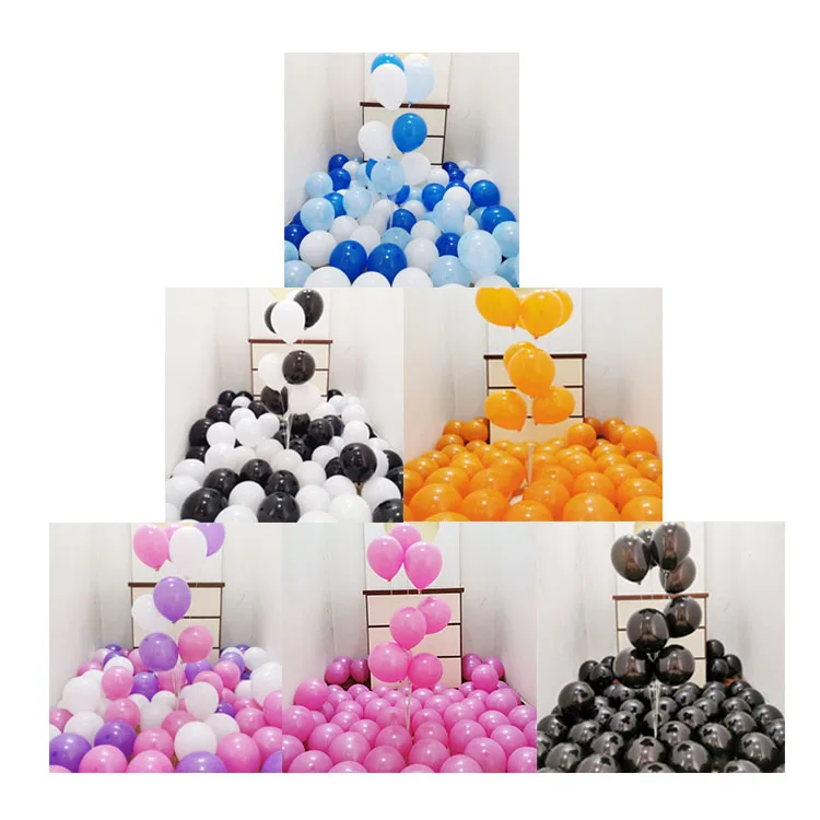 
10 дюймов Круглая матовая латекс праздник декоративный шар 