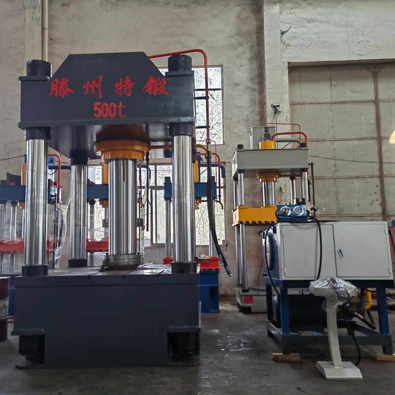500 tons steel plate straightening machine shaft straightening machine two beam four column hydraulic press oil press