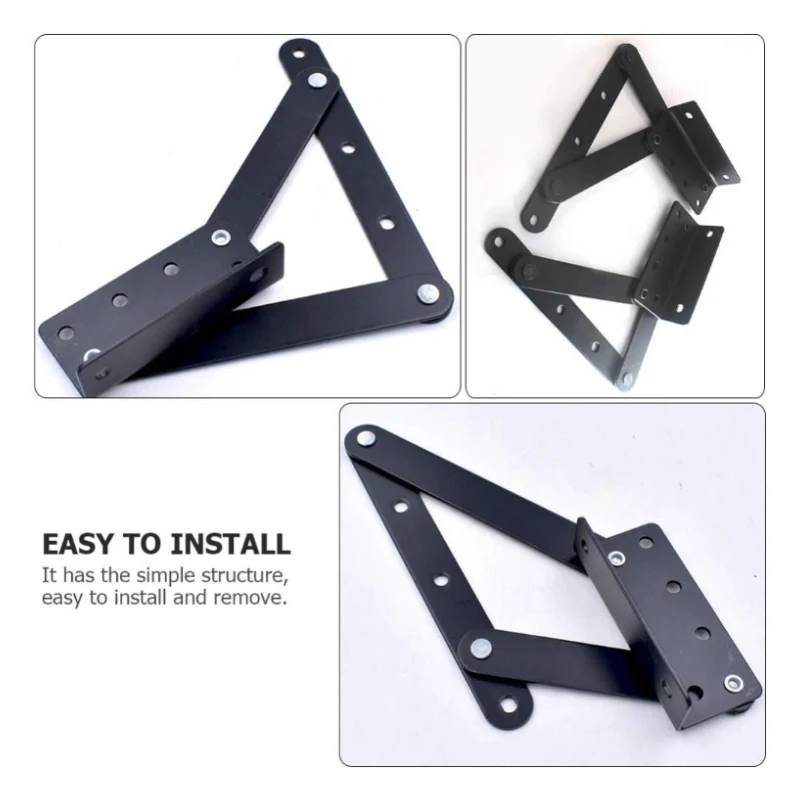 20.063 New Arrivals Furniture Accessories Hardware Black Foldable Lift Top Coffee Table Mechanism Bracket Sofa Bed Mechanism