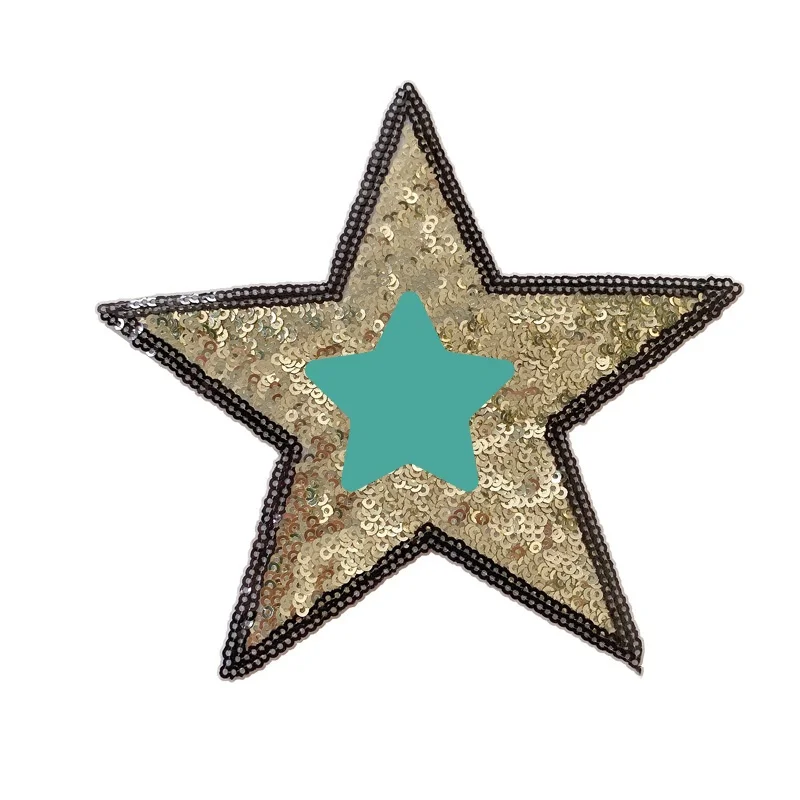Nuesafe Custom Patch Sublimation Colorful Punch Needle Coaster Custom Pattern Patch Star Embroidered Patches