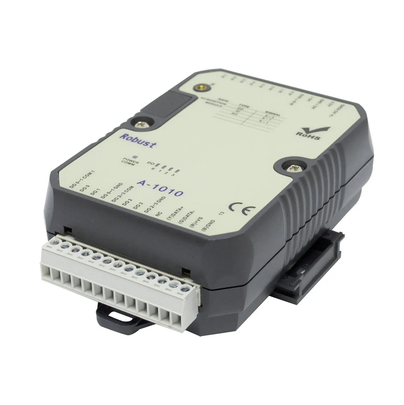 Analog input module 8AI 2AO 4DO Sink Output RS-485 port  with Modbus RTU(A-1010)