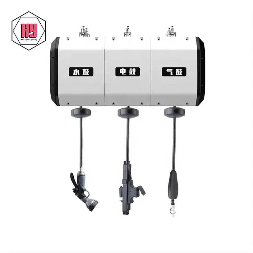 Hot Sale Combination Hoses Reel for Car Wash Steel Wire Pipes Hose Reel Air