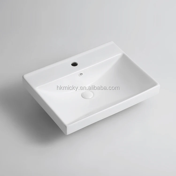 China wholesale square porceline modern vanity sink