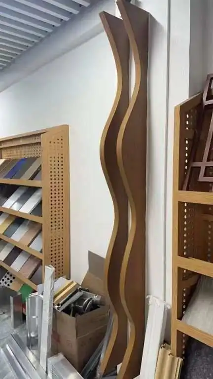 Interior Wall Decoration Custom Design Aluminum Wave Shape Wall Panel