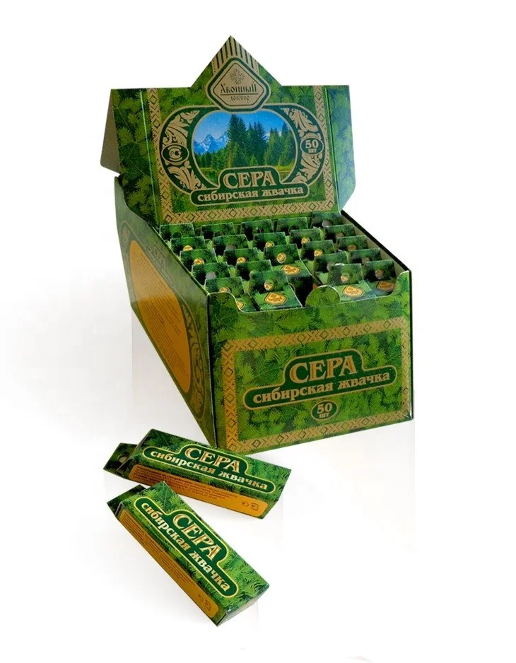 
Natural Healthy Russian Cedar Chewing gum 