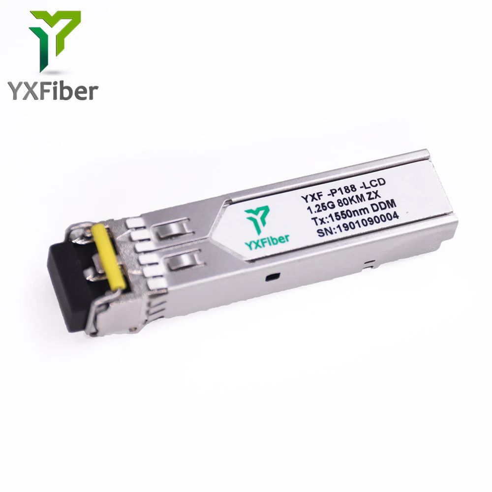  YXFiber 80 км дуплекс LC 1 25 г 1550nm Cisco совместимый модуль приемопередатчика