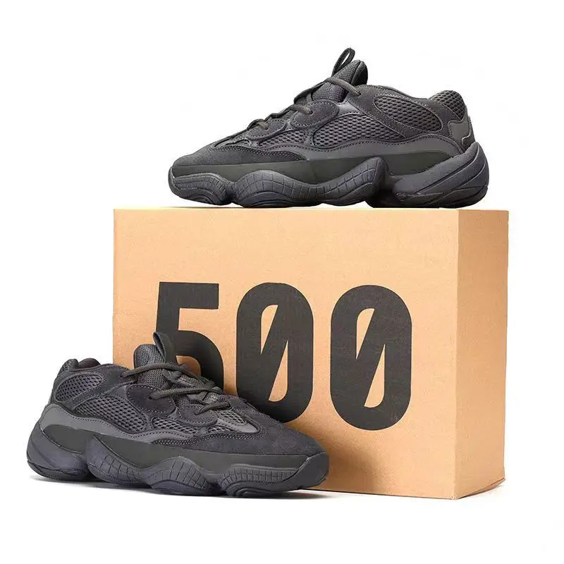 Yeezy 500 Original Logo Brand Designer Sneakers Tenis Cushion Casual Running Men Shoes Chaussures-homm Yezzy Yeezy 500