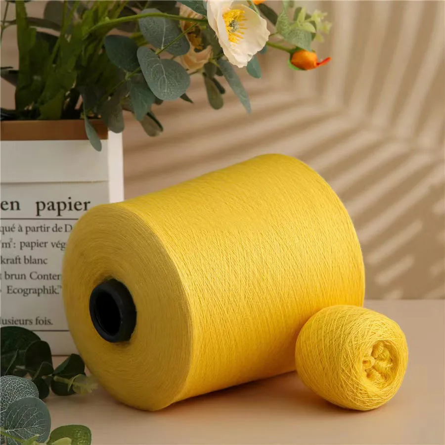 Factory outlet viscose and nylon shiny cone yarn blended viscose pbt yarn  polyester spun yarn for weaving