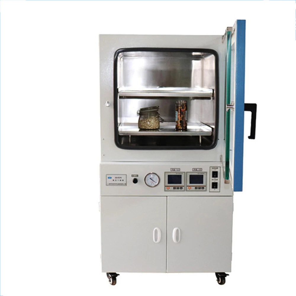 1400W 1 9 Cuft 68kg 2 полки вертикальное Надежная производительность лаборатории вакуумной сушки печь для травы машины