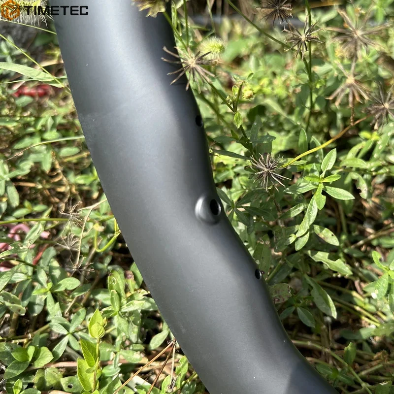 700C Асимметричный гравийный углеродный ободок ширина 28 мм бескамерный крюк волновой дизайн супер легкий 35 40 45 50 Глубина