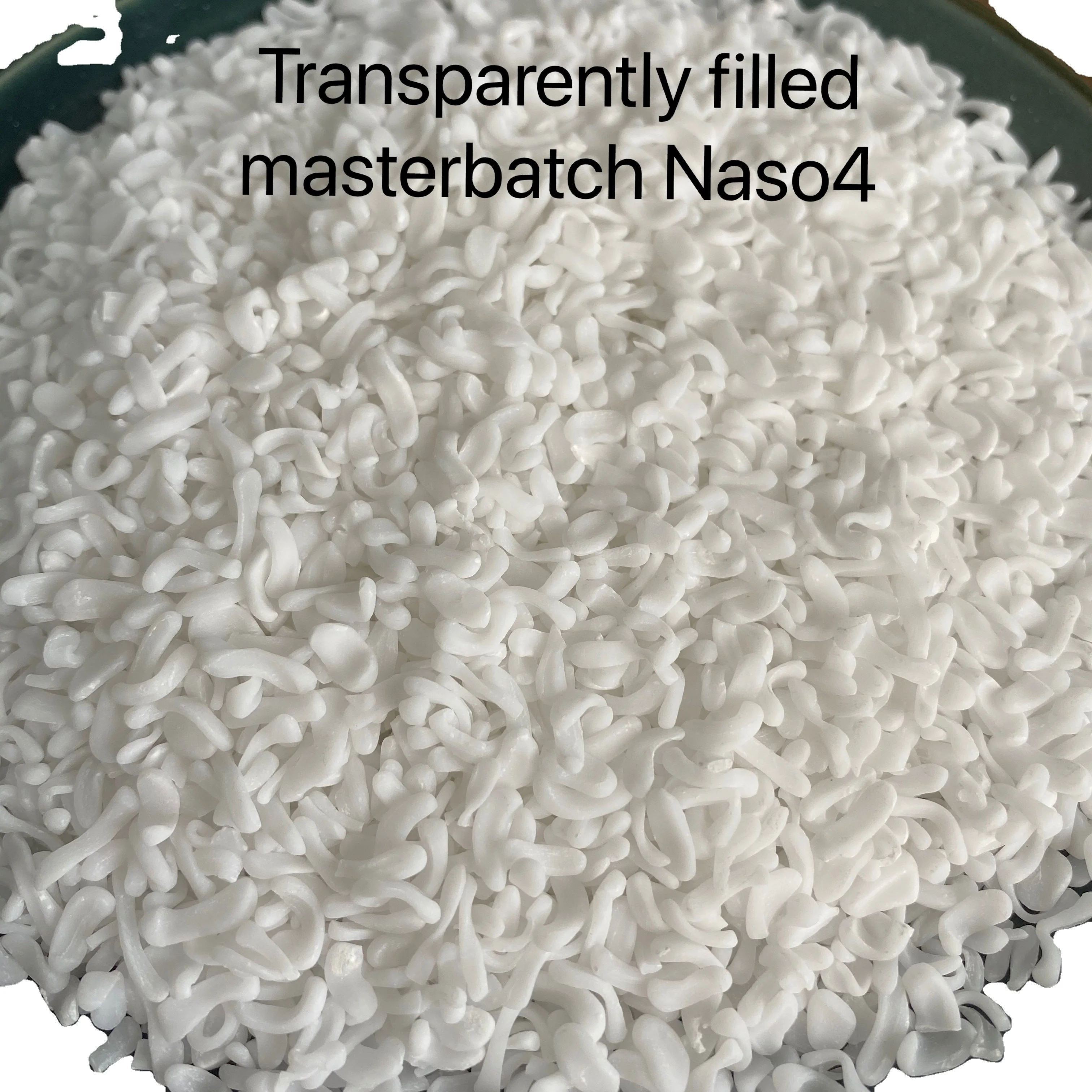 PE PP LDPE HDPE granule plastic white additive filler masterbatch for plastic material DANA NASO4