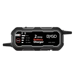 New BYGD The factory Lithium battery charger 12V 2A Universal Automatic lead acid battery charger for motorcycle battery toy car