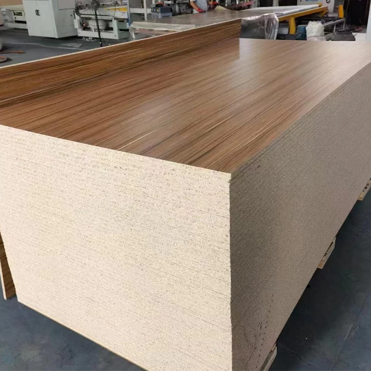 Wholesale chipboard 4x8 12mm 22mm 18mm 16mm melamine laminated particle board panel furniture melamine chipboard sheets paper