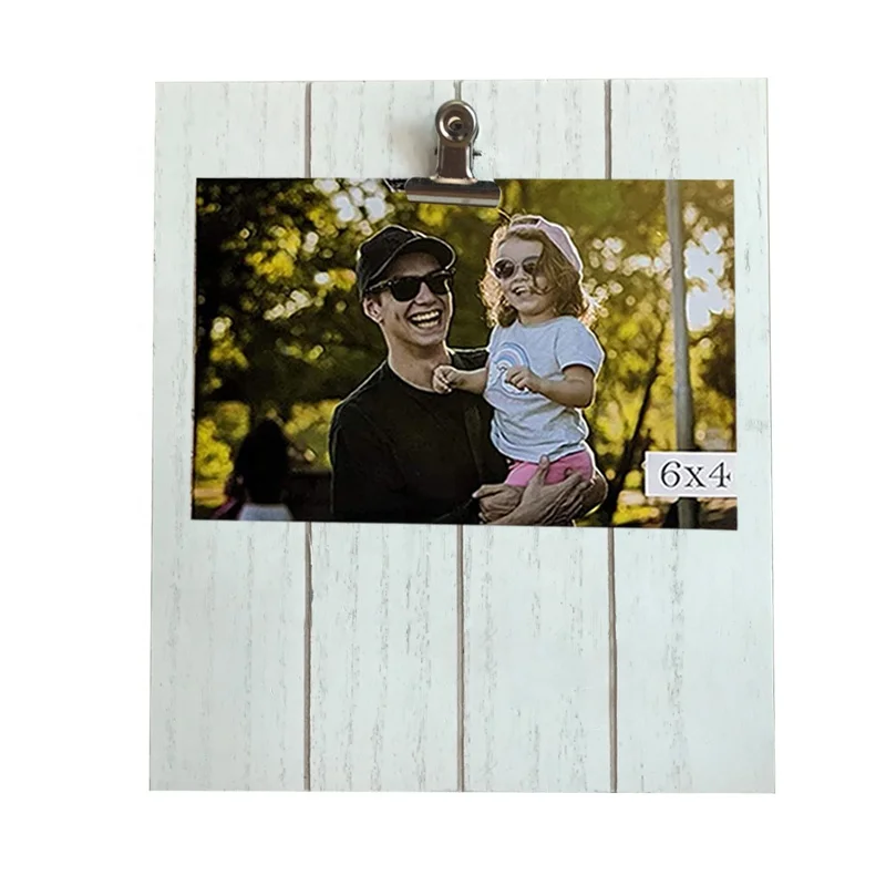 
4x6 inch Collage Picture Photo Frame Display Board with Clips for Pictures Holding 