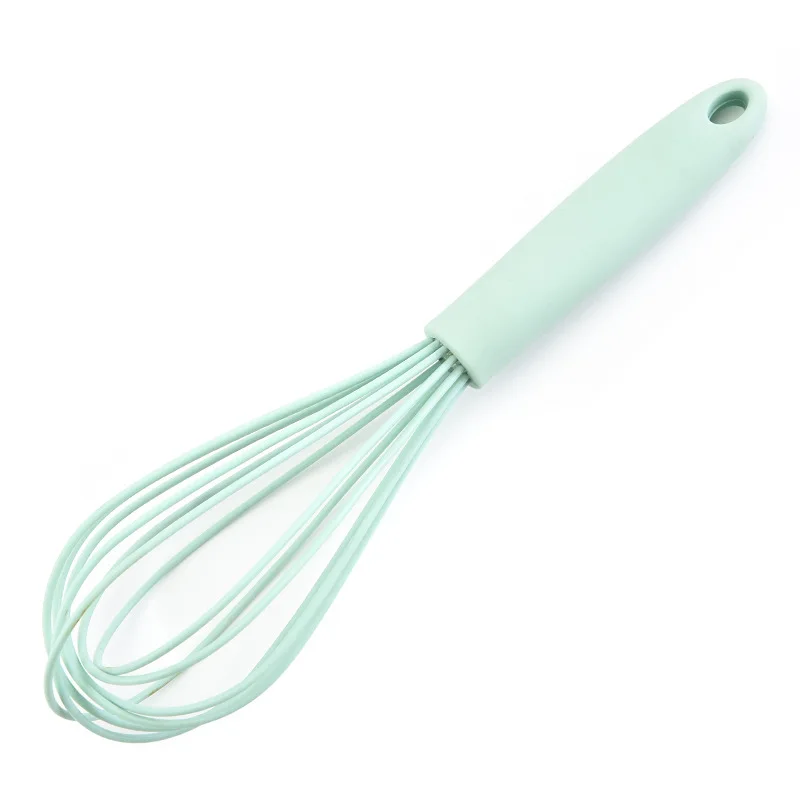 Eco-friendly Egg Tools Silicone Whisk Food Safety Whisk Stainless Steel Hand Whisk