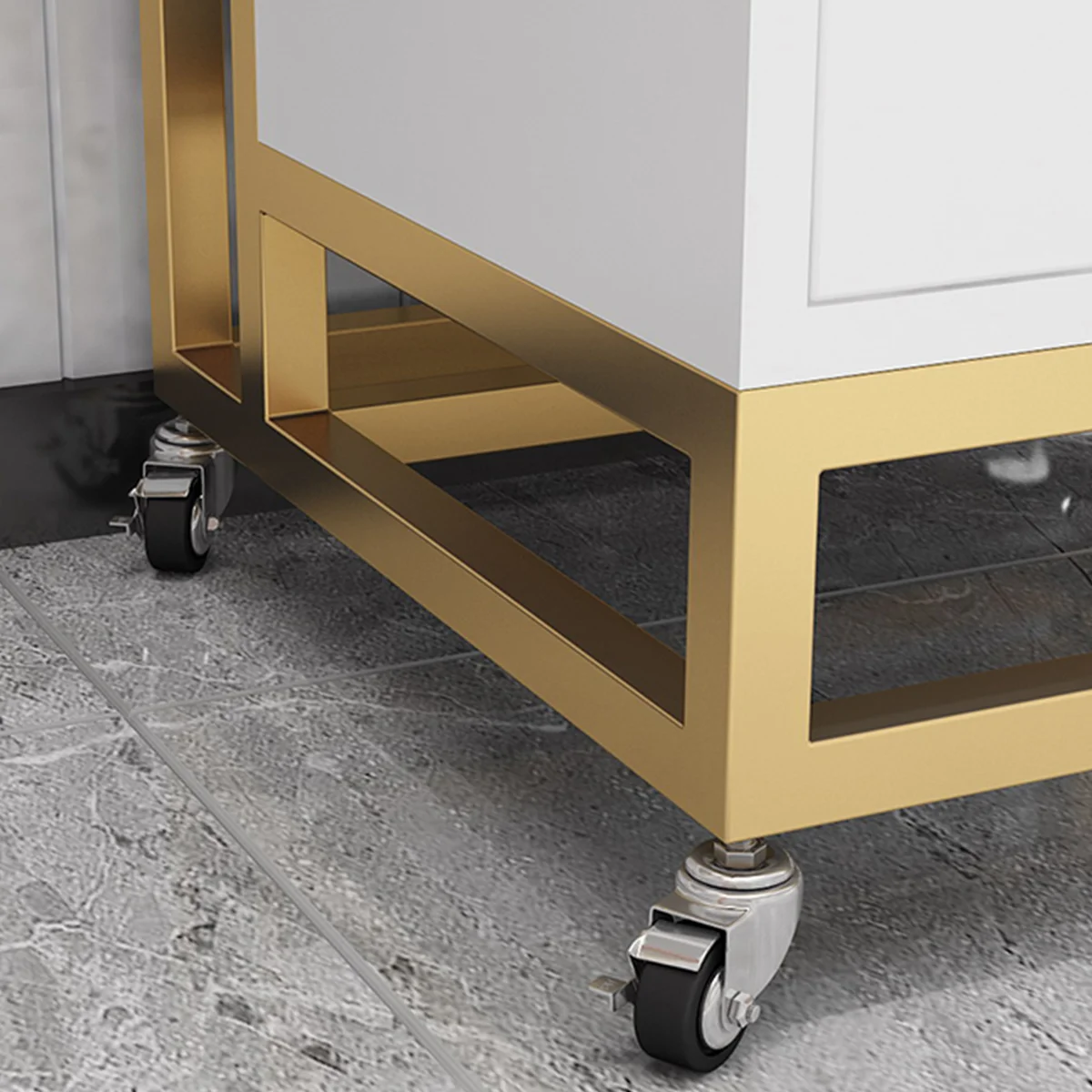 hot sale Factory wholesale cheap beauty modern salon equipment adjustable rolling trolley cart for beauty machine