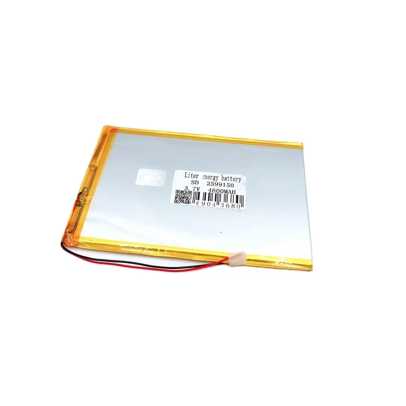 Литий-ионный аккумулятор, 3,7 в, 4600 мАч, 2599150, 25100150, для планшетов, электронных книг, U55gt, литровая энергетическая батарея