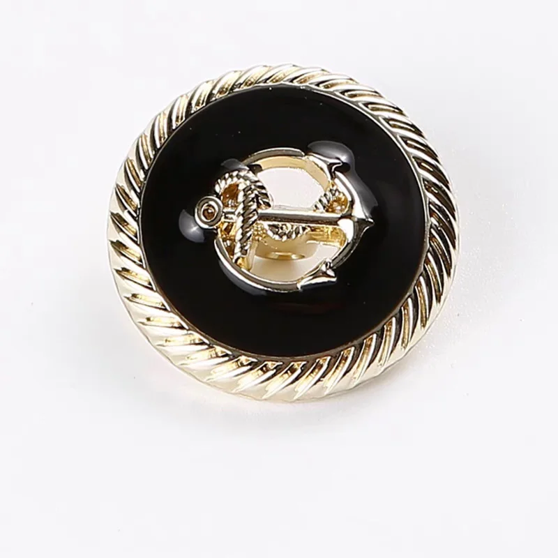 Elegant Dirndl Buttons Gold Black for Sewing Metal Golden Costume Nightdress Button Coat Copper Alloy Blazer Decorative Buttons