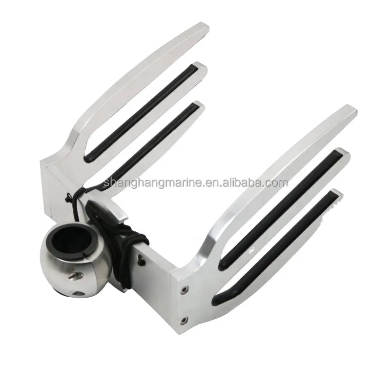 Factory Wholesale Rack Tower Board Marine Holder Bracket Polished Aluminum Boat Wakeboard
