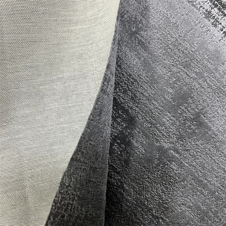 OEKO Italian velvet 100% polyester sofa fabric 300GSM composite home textile throw pillow fabric