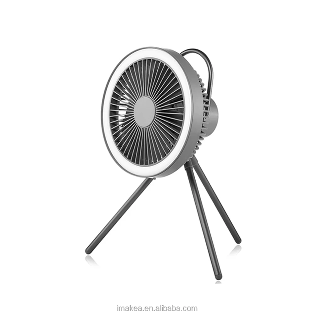 2022 New Arrival Portable  Rechargeable Long Lasting Household Tripod Fan Multifunctional Desktop Floor Fan Travel